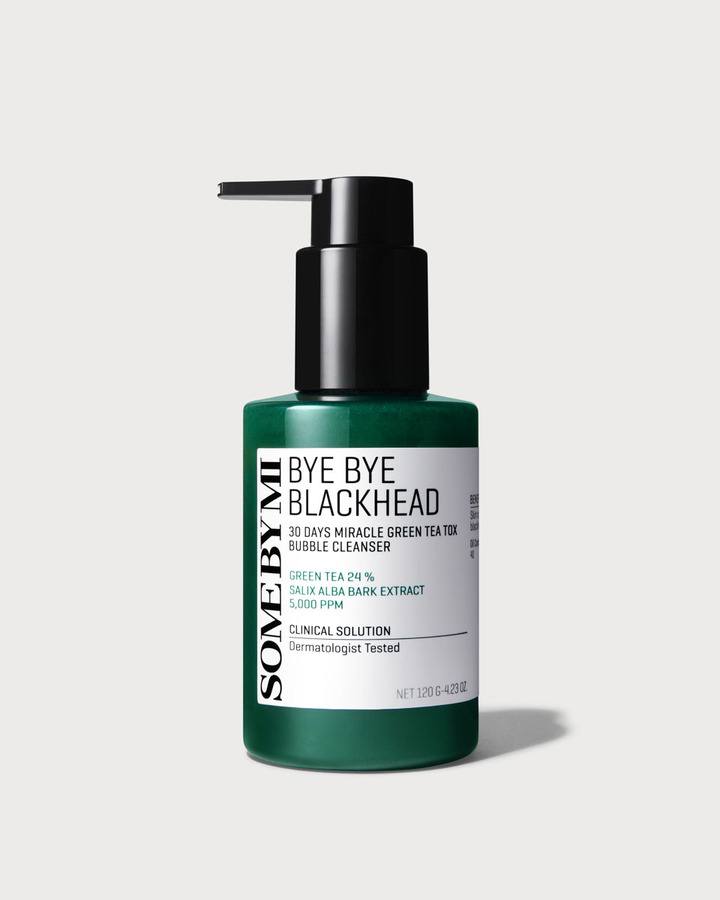 Some By Mi Bye Bye Blackhead 30 Days Miracle Green Tea Tox Bubble Cleanser 120g