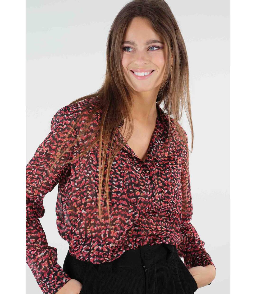 Chemise imprimé animalier MARISE