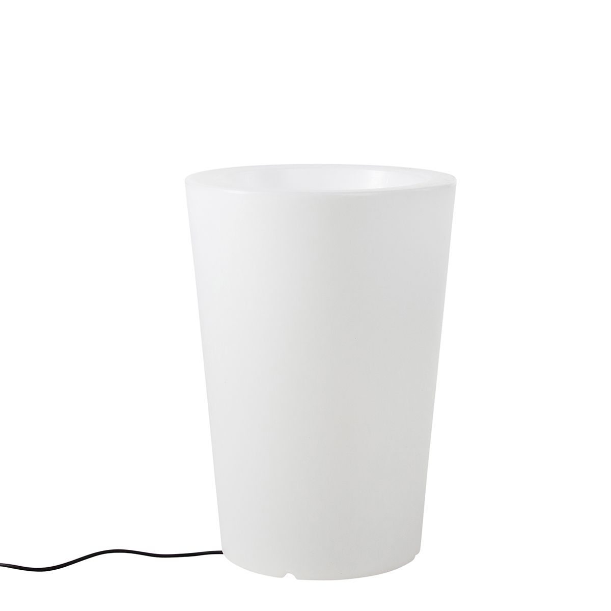 Smart buiten vloerlamp bloempot wit IP65 incl. LED Wifi A60 - Verano