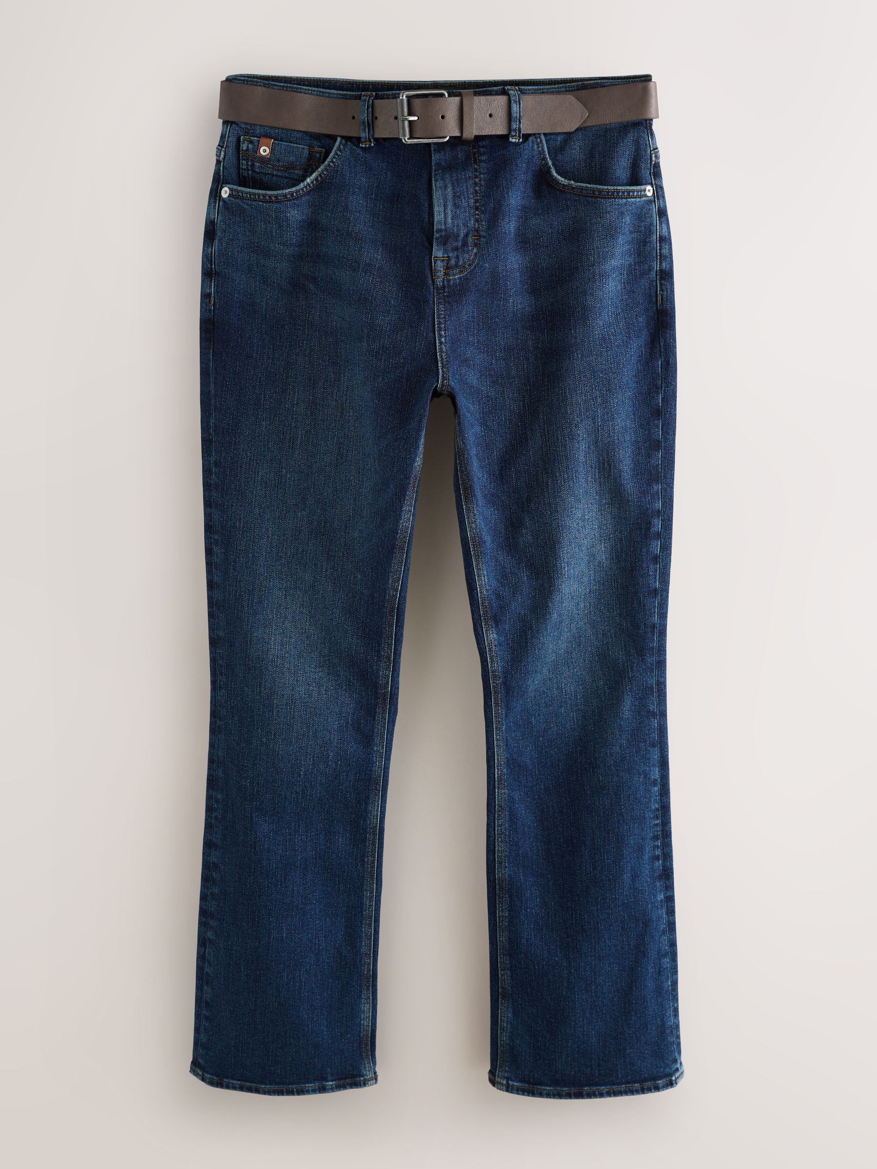 Blauw - Bootcut - Signature jeans met ceintuur