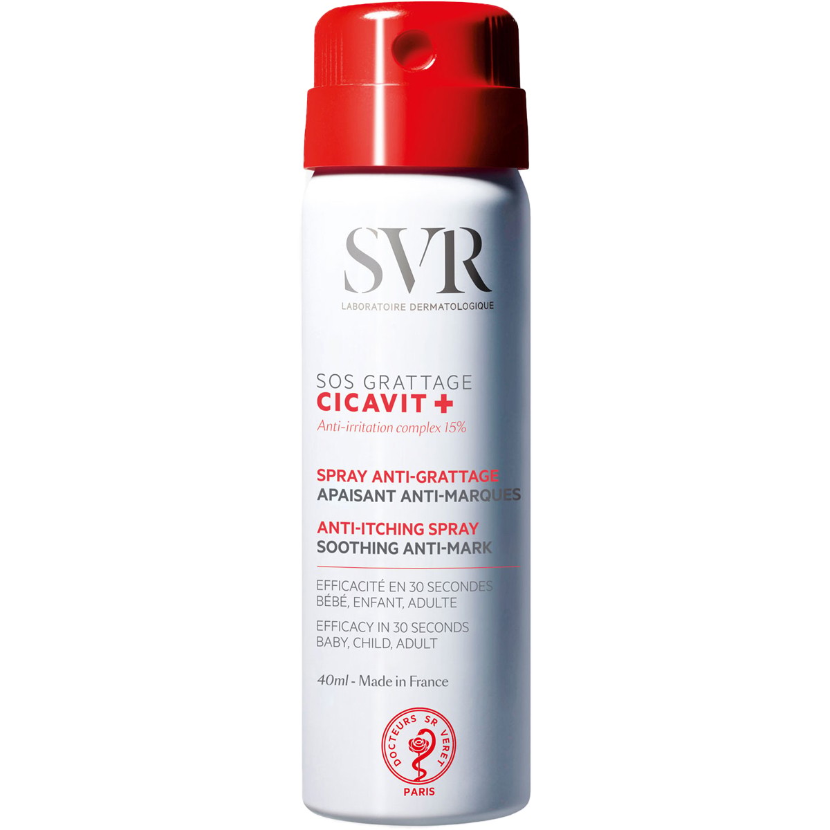 Spray anti-irritation - Cicavit  - Peaux sensibles à démangeaisons - Corps - 40 ml