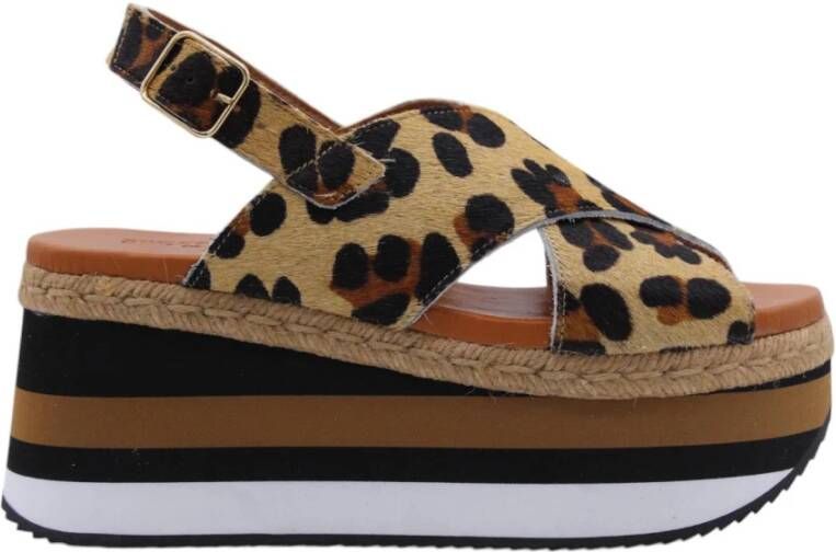 Sweet Lemon Schoenen Leopard Print Vrouwen
