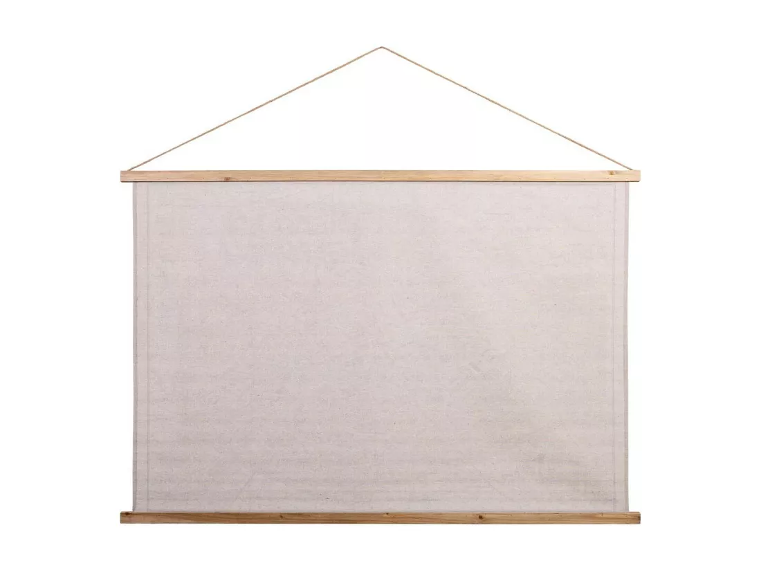 Toile imprimée en parchemin
