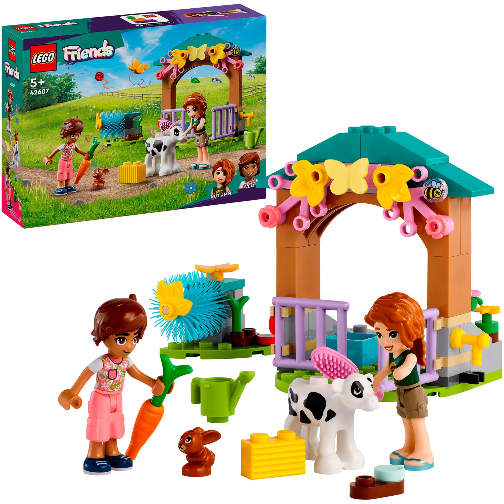 LEGO Konstruktionsspielzeug Friends Autumns Kälbchenstall