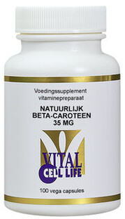 Vital Cell Life Beta-Caroteen 35mg Capsules 100CP