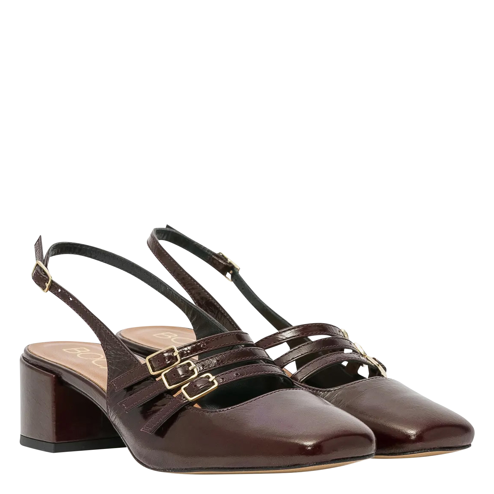 DEMI - Babies en cuir | Marron