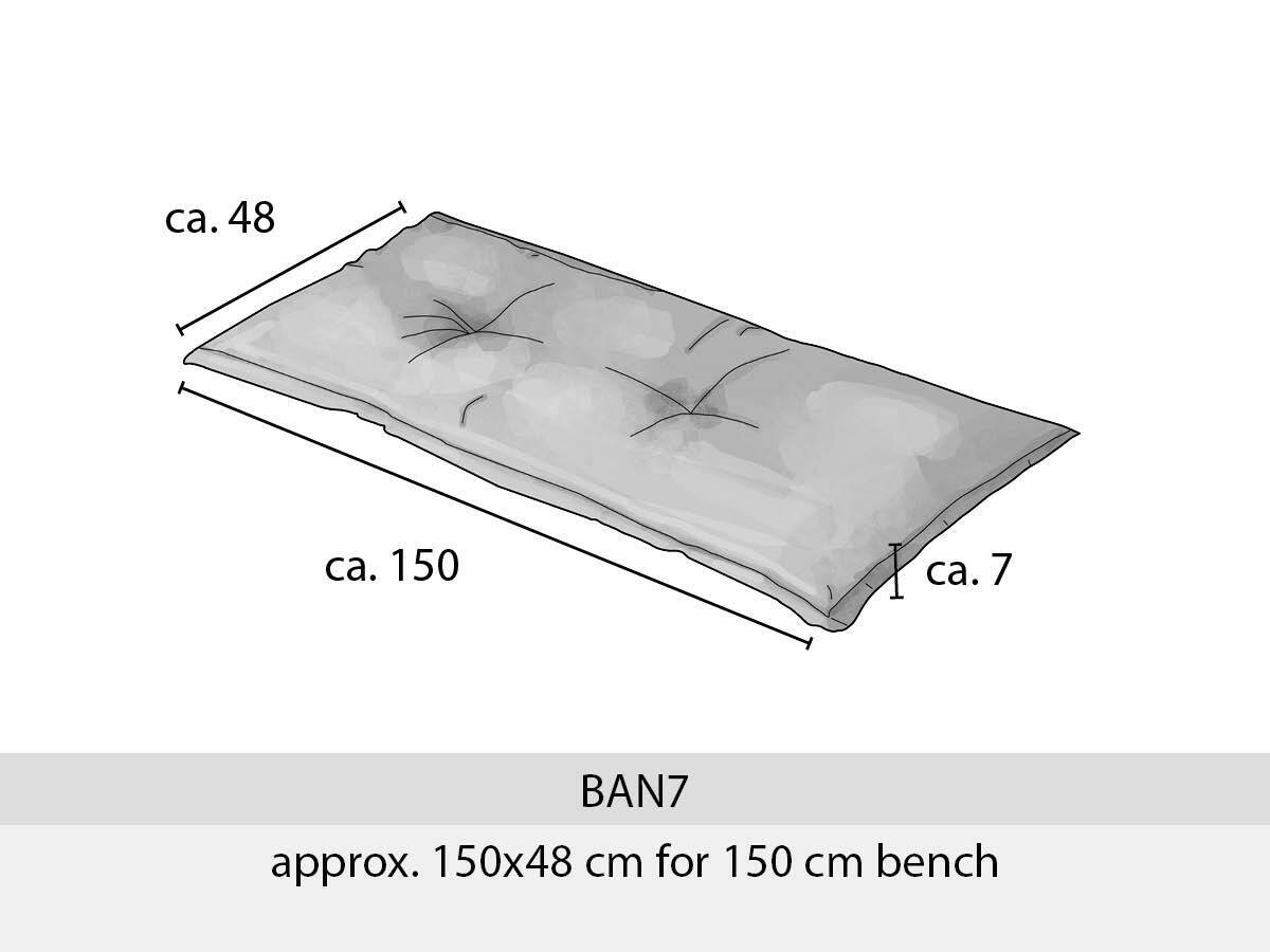 Madison Diez outdoor bankkussen - 150 cm