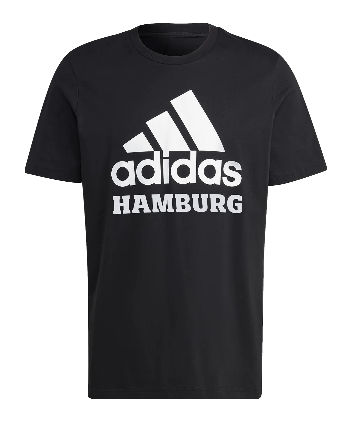 adidas Hamburger SV Big Logo T-Shirt Schwarz