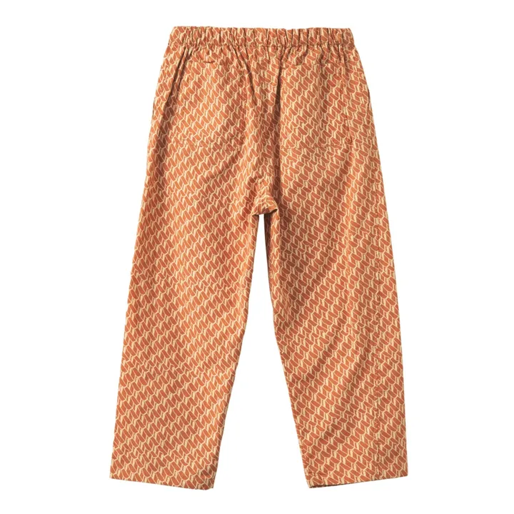 Caramel Pantalon en Popeline de Coton Leda | Abricot