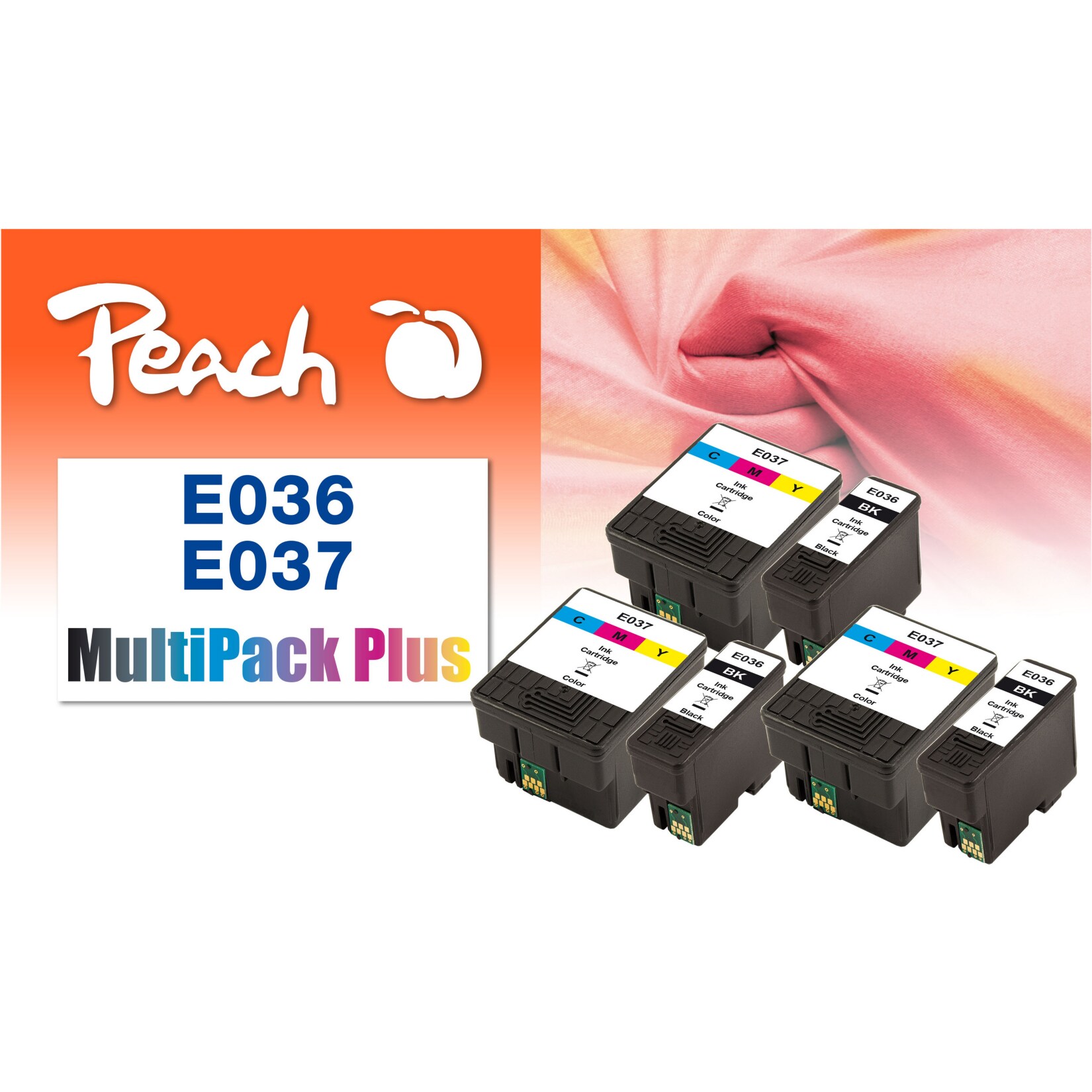 Peach E366 Druckerpatronen bk ersetzt Epson T036, T037 für z.B. Epson Stylus C 42, Epson Stylus C 42 Plus, Epson Stylus C 42 S, Epson Stylus C 42 SX