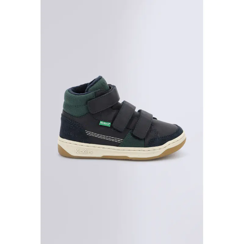 KROISY MARINE VERT SNEAKERS HAUTES Synthétique Garçon