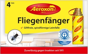 Aeroxon Fliegenfänger, 4 Stück