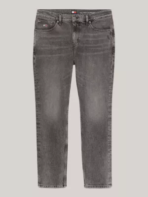 Calça jeans Ryan Regular Straight preta desbotada