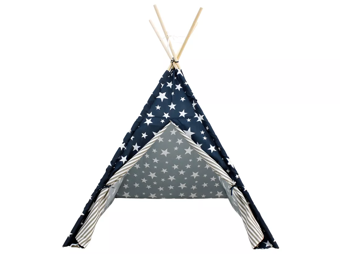Tente tipi indienne enfants intérieur extérieur 115x115x160 cm ECD Germany