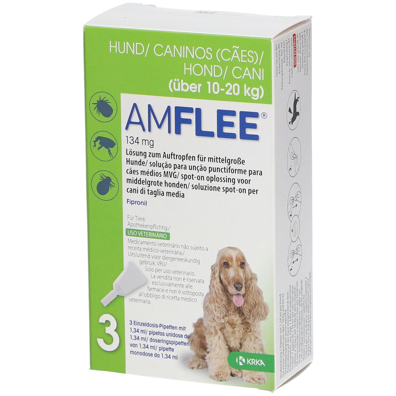 Amflee® 134 mg für mittelgroße Hunde