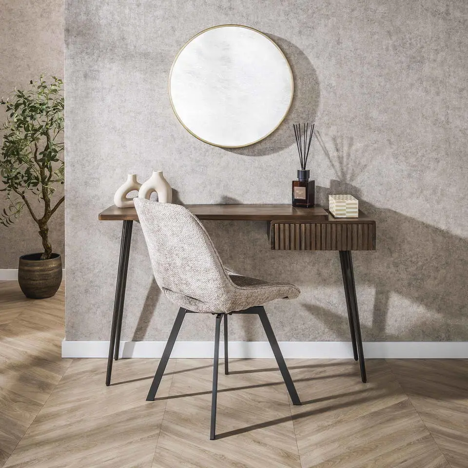 Make-up Tafel Bruin Acaciahout - 120x35x76cm - Carve