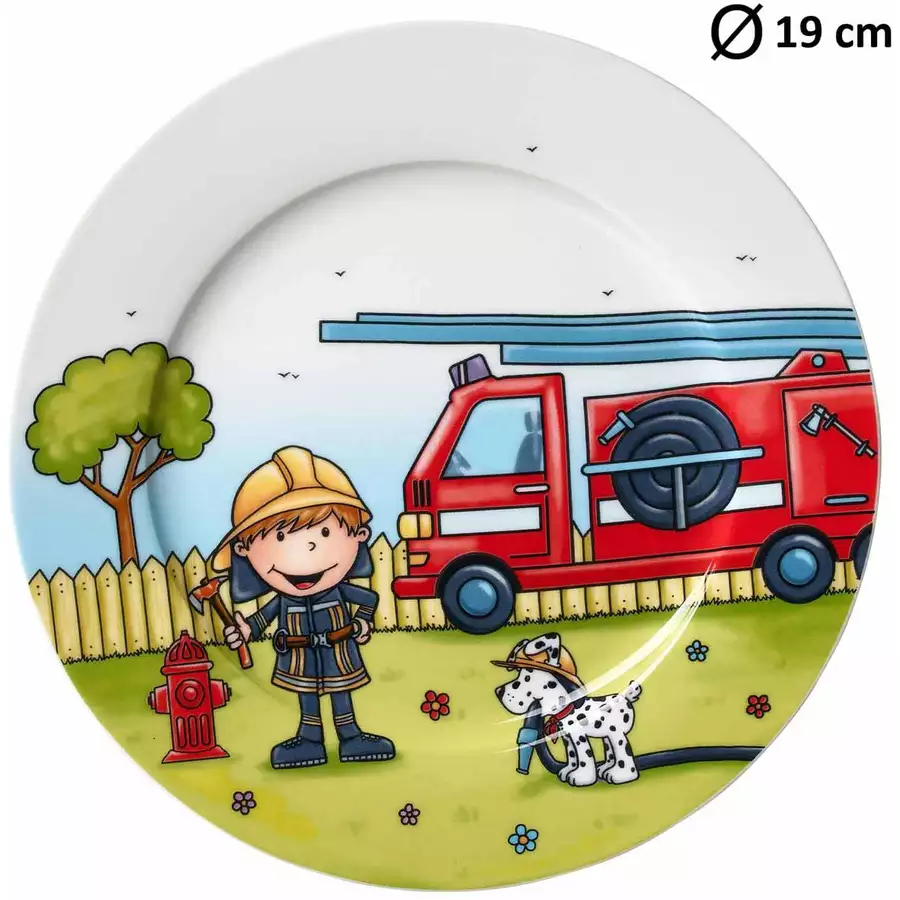 Ritzenhoff & Breker GmbH & Co. KG Kindergeschirr Feuerwehrmann Bernie bunt