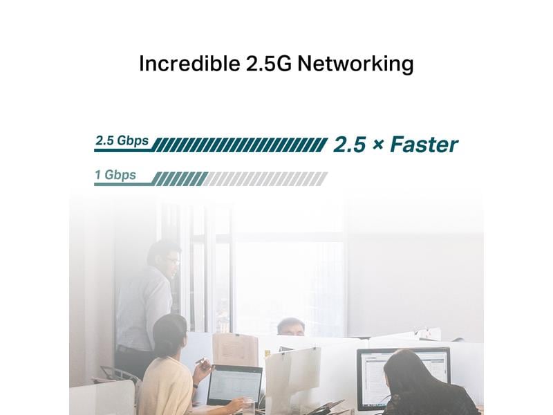 TP-Link Netzwerk-Adapter TX201 PCI-Express x1 2.5 Gigabit-PCIe-Netzwerkadapter