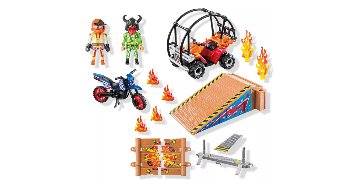 PLAYMOBILAction Heroes - Stuntshow Constructiespeelgoed  (71808)