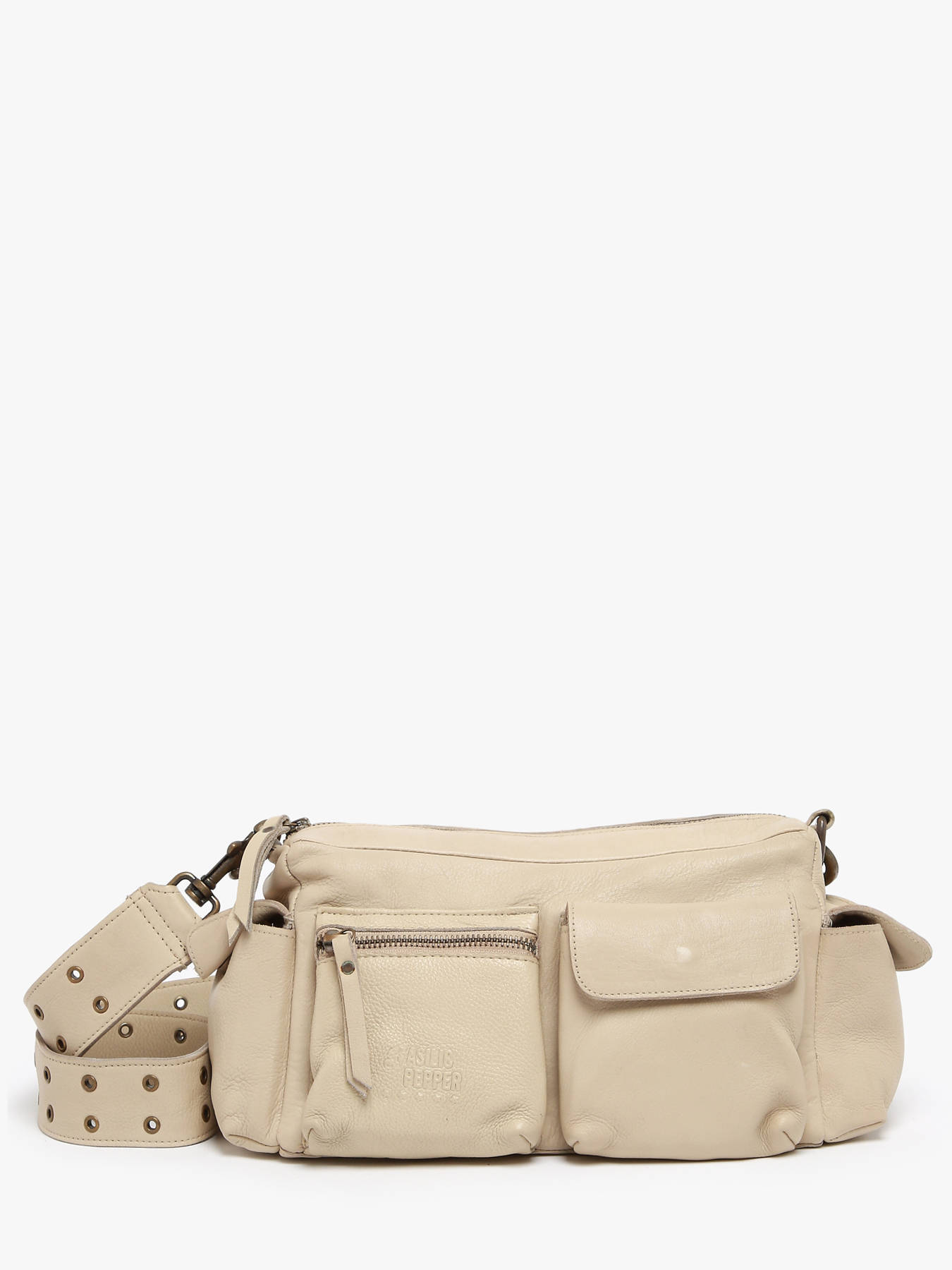 Sac bandoulire Cargo cuir BASILIC PEPPER