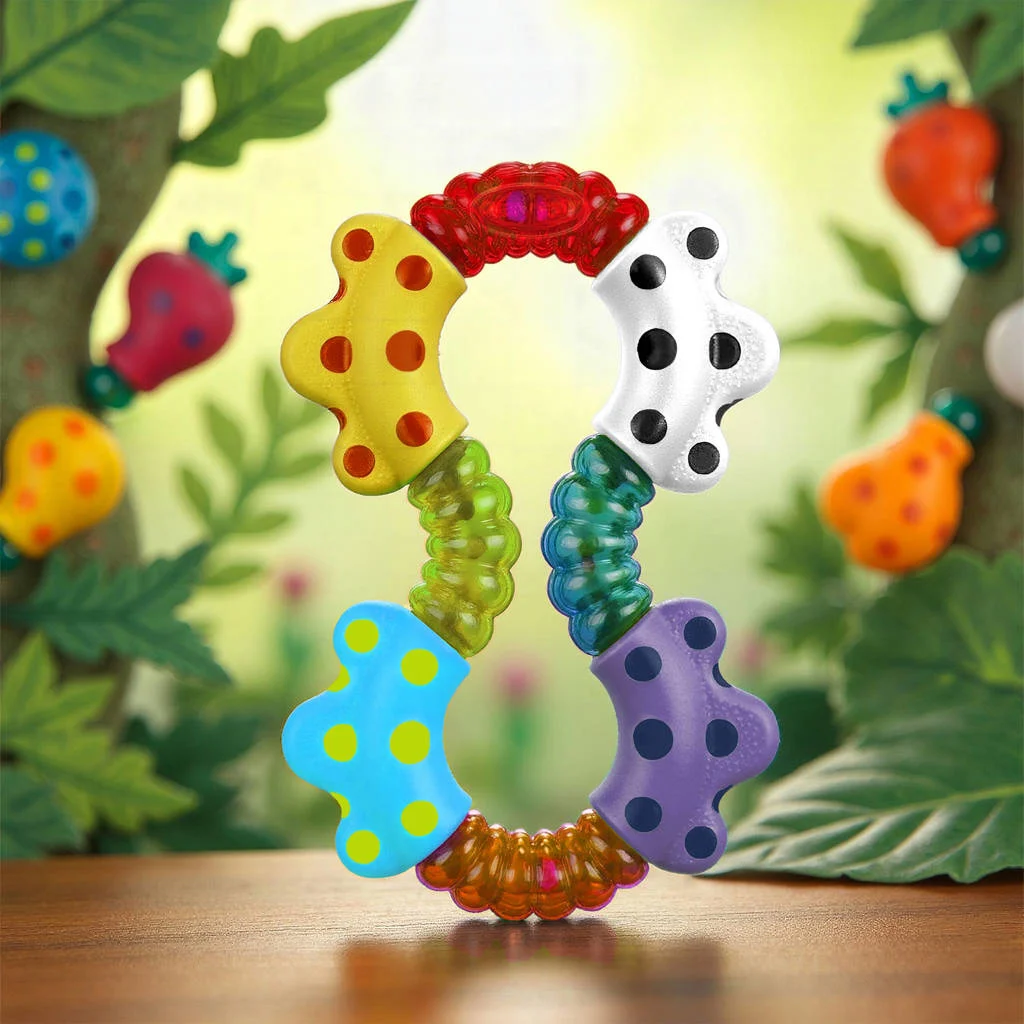 PLAYGRO Klik en draai rammelaar