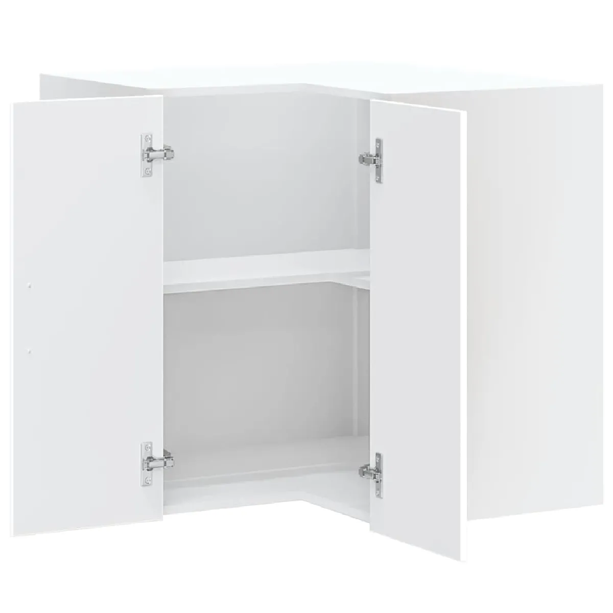 vidaXL Armoire murale d'angle - Kalmar blanc