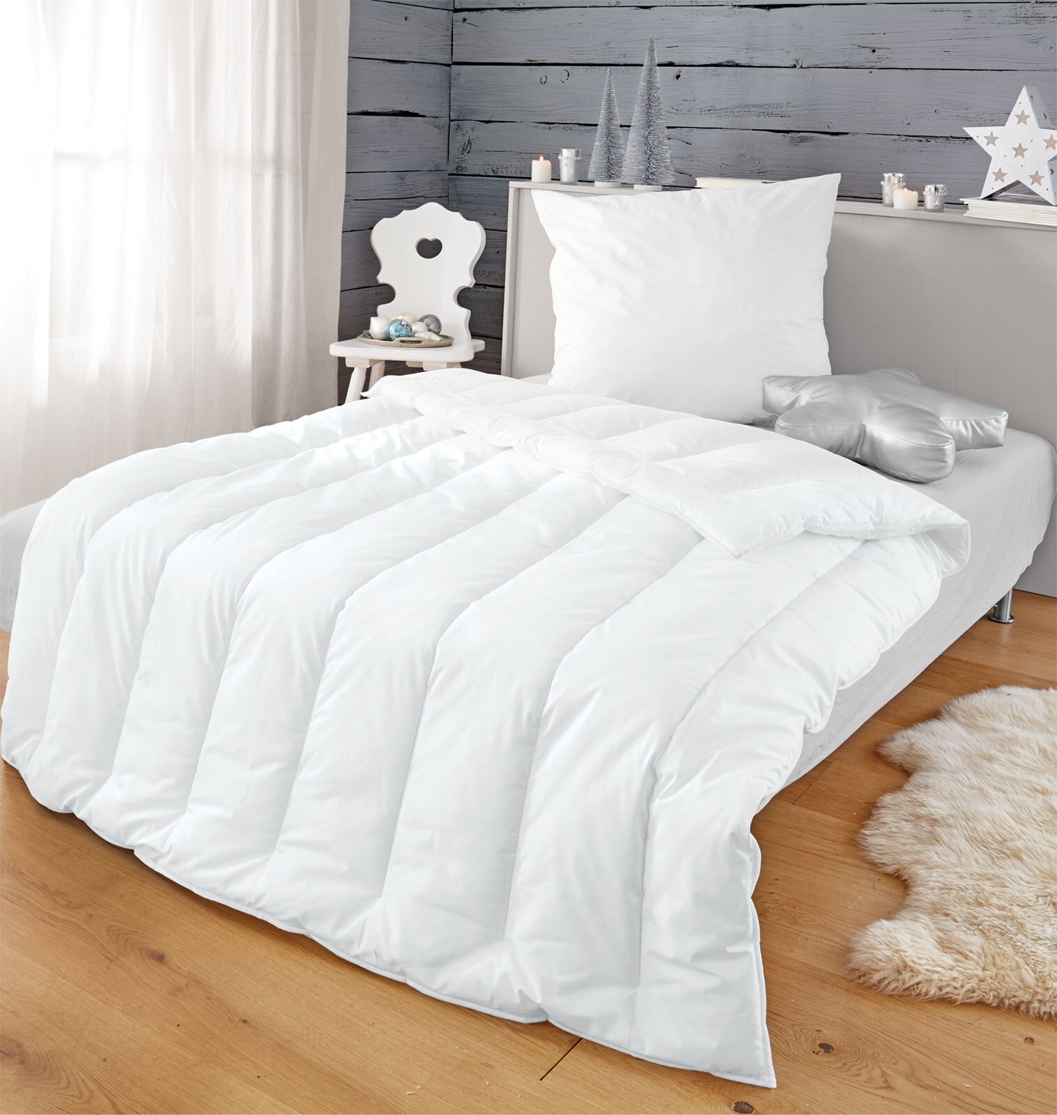 CENTA-STAR 4-Jahreszeitenbett AQUA AKTIV 135 x 200 cm 450/800 g