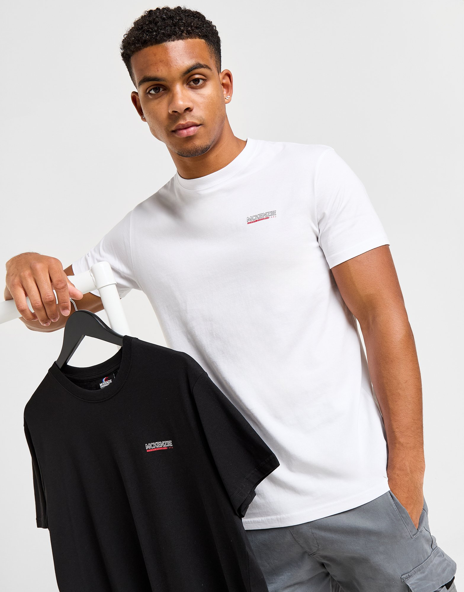 McKenzie Lot de 2 T-shirts Essential Homme
