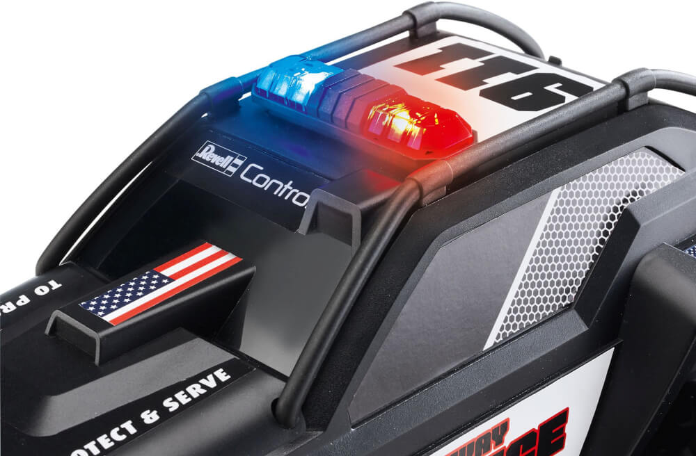 RC Car Highway Police, Revell Control Ferngesteuertes Polizeiauto