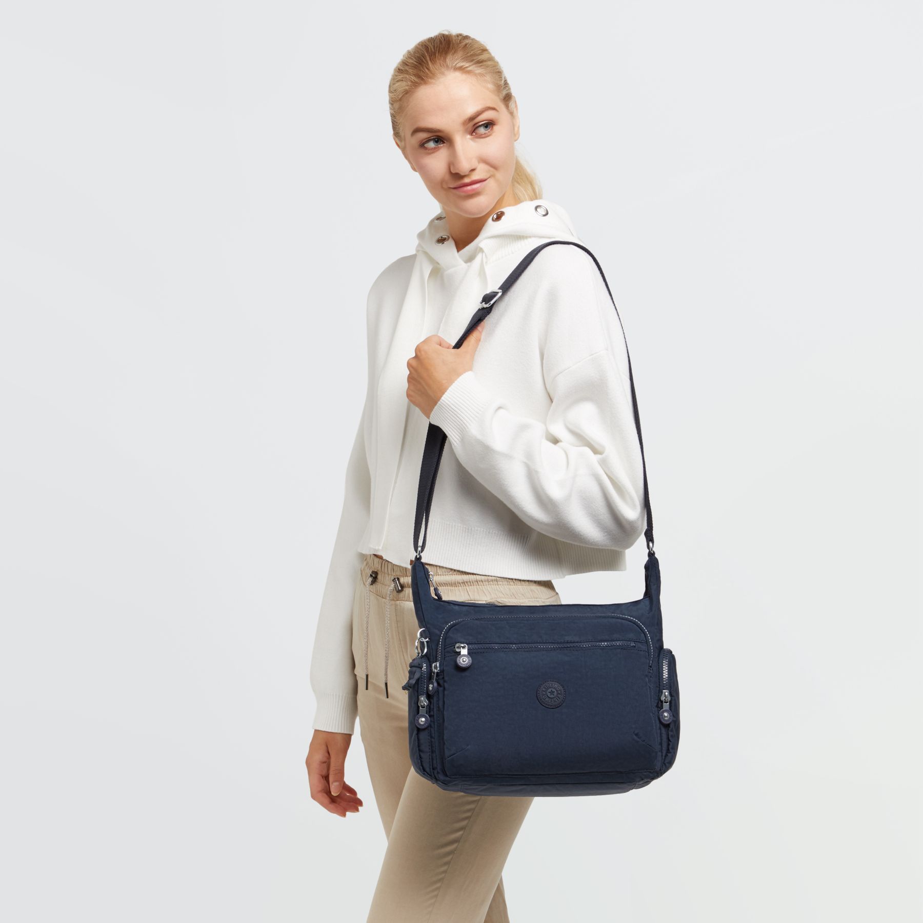 GABBIE  Sac à bandoulière Medium Avec Bretelle Ajustable - Blue Bleu 2