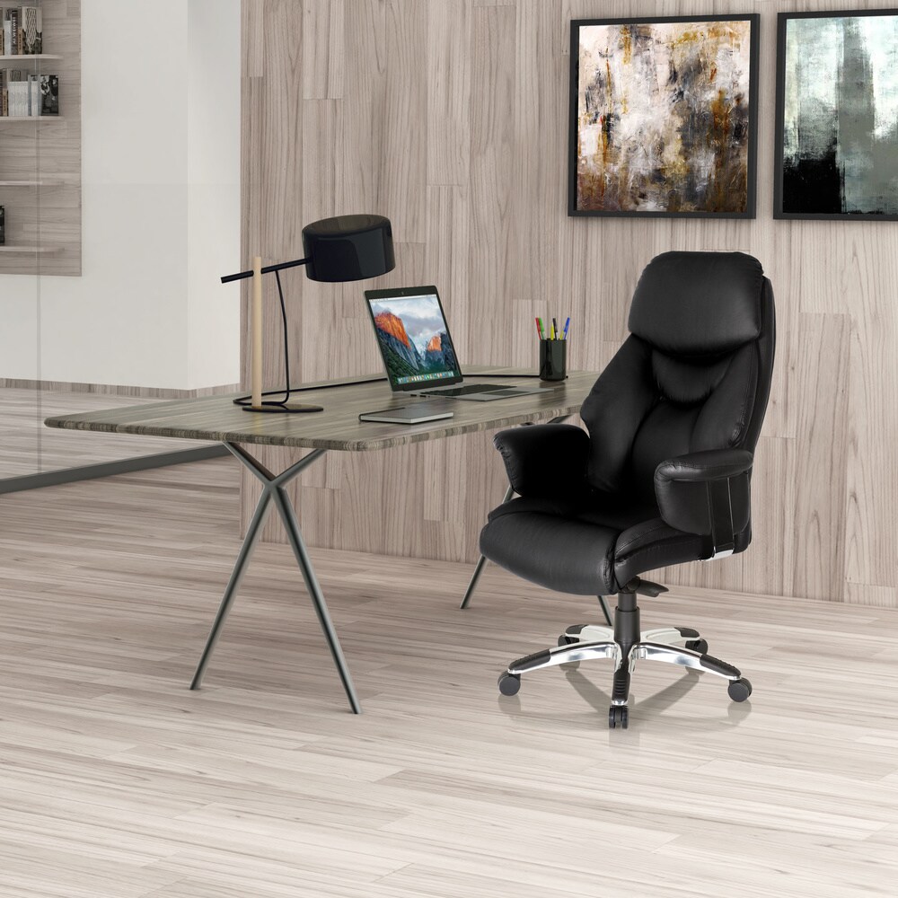 Luxus Chefsessel PRADO Kunstleder mit Armlehnen hjh OFFICE