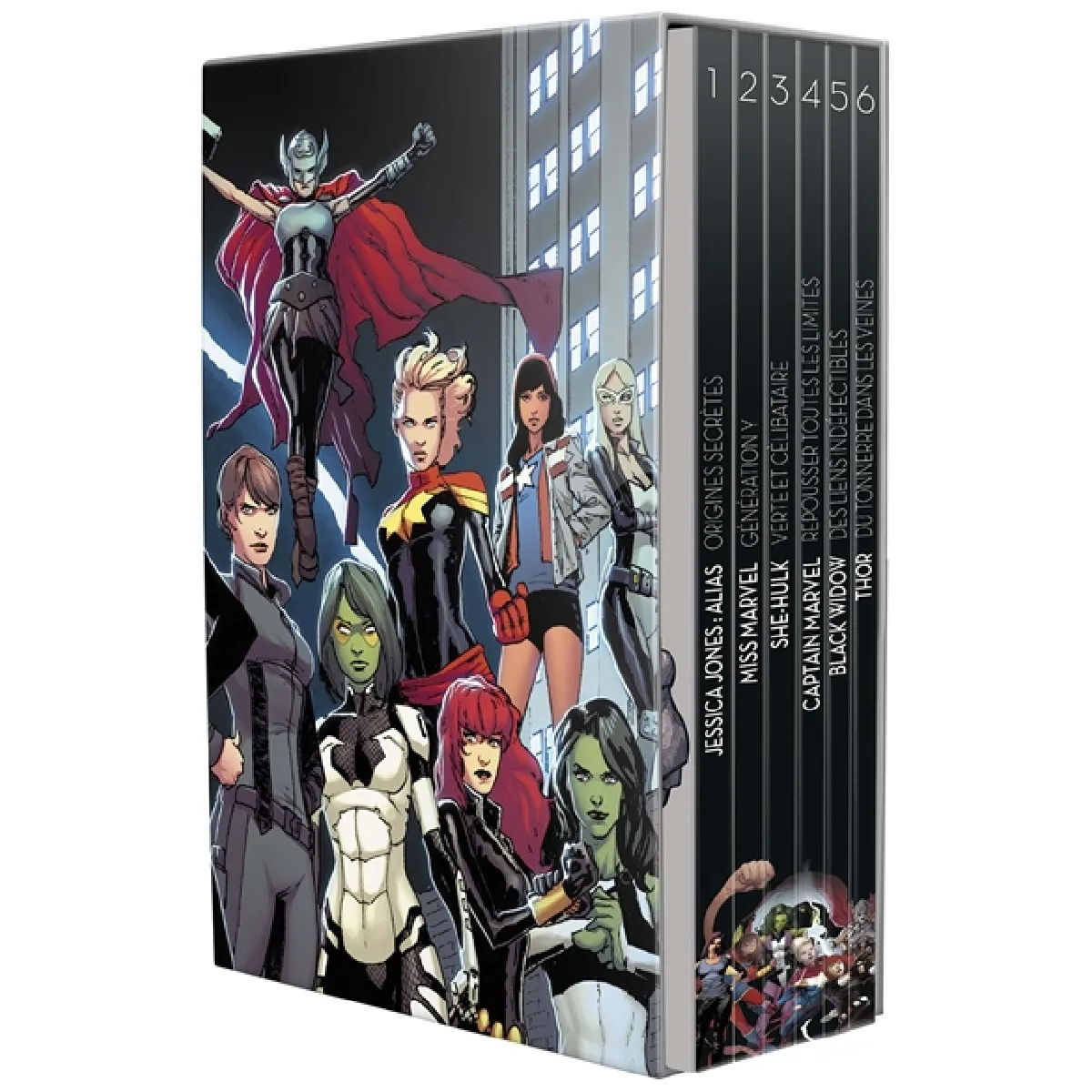 Les super-héroïnes Marvel : coffret