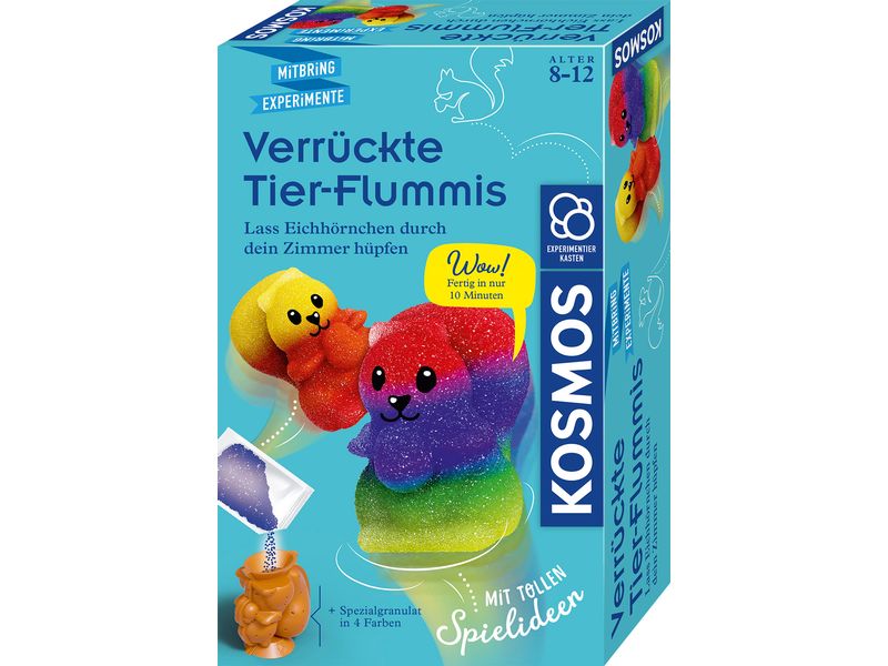 Kosmos Experimentierkasten Verrückte Tier-Flummis Bunte Flummis herstellen