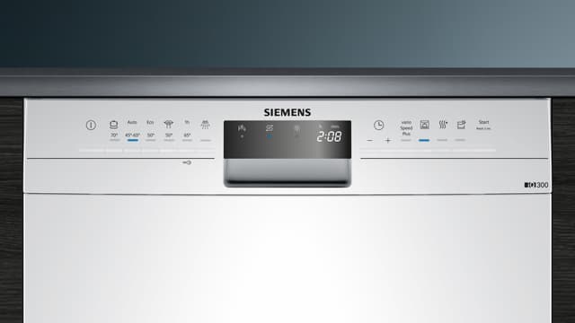 Siemens iQ300 opvaskemaskine SN436W06KS (hvid)