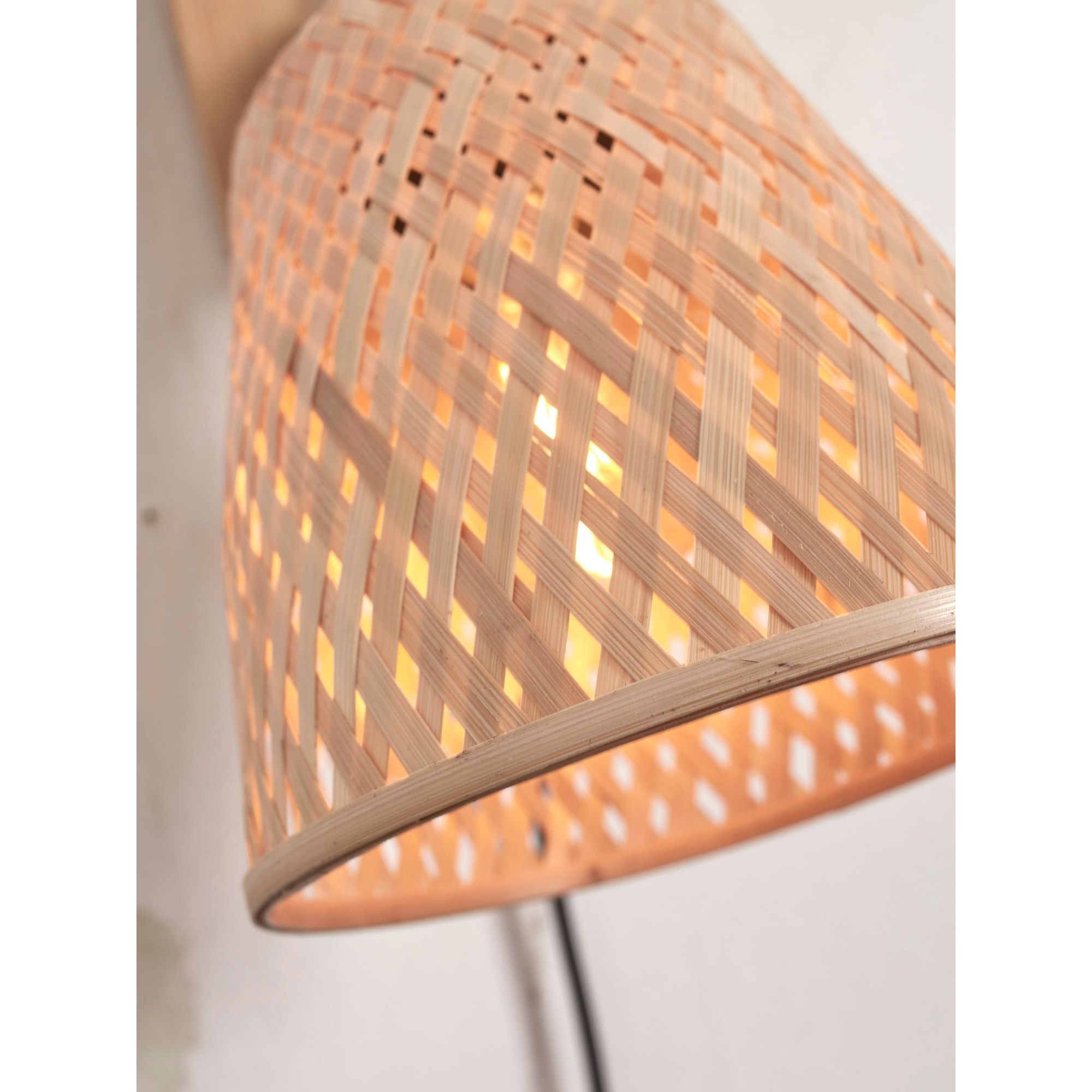 GOOD&MOJO Wandlamp Java - Bamboe - Ã15cm