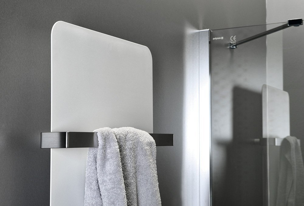 Sapho Tabella badkamerradiator 159x49cm 734W wit mat