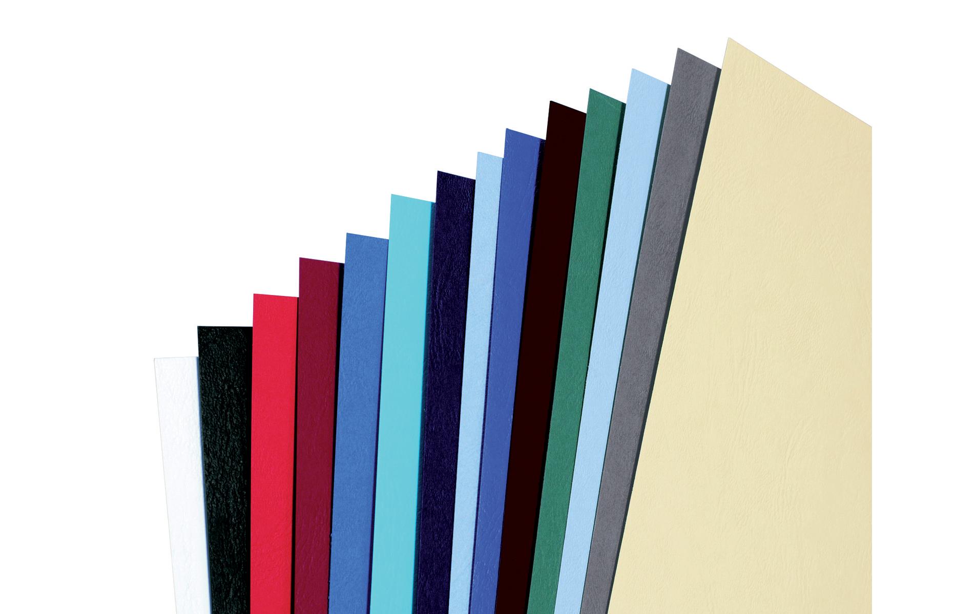 Einbanddeckel Leather Grain A4 100 Stück, WeissDeckkarton für optimalen Schutz und herausragende Präsentation