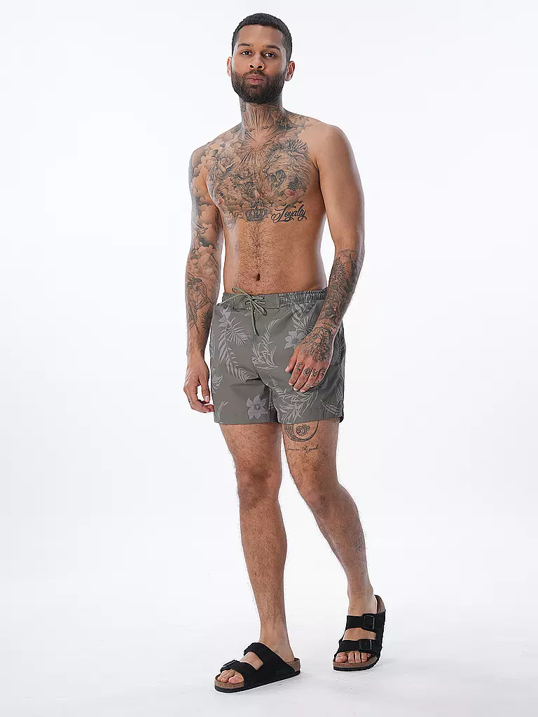 BOSS Badeshorts REEV  grau