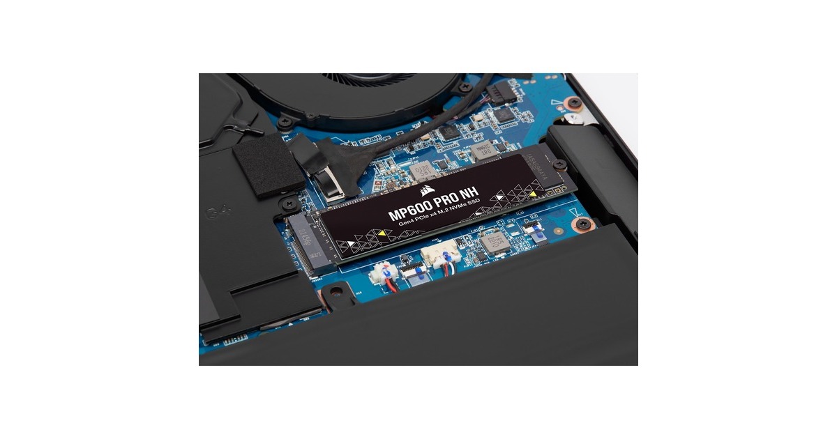 CorsairMP600PRO NH PCIe 4.0 NVMe M.2, 8 TB SSD  (CSSD-F8000GBMP600PNH, PCIe Gen 4.0 x4, NVMe 1.4, M.2 2280)