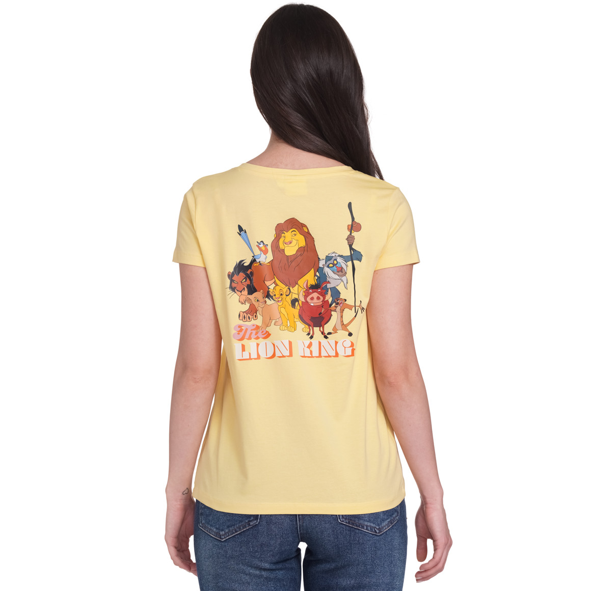 Gina Benotti Disney Classics T-Shirt mit großem Motiv hellgelb