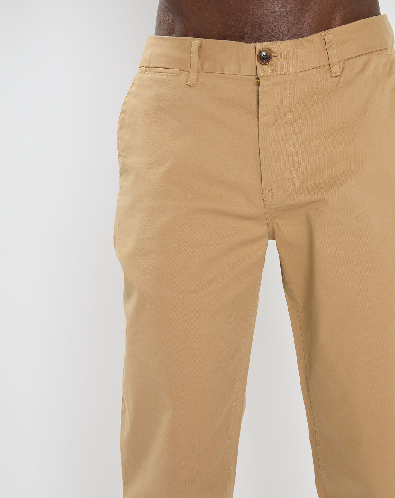 Scotch & Soda Pantalon Chino Stuart Uni Stretch beige