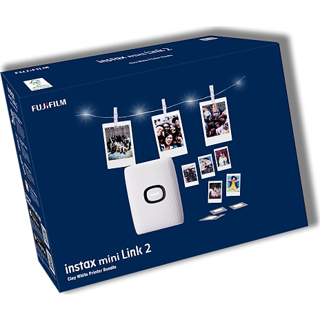 Instax mini link 2 m. LED-lyskæde - clay white