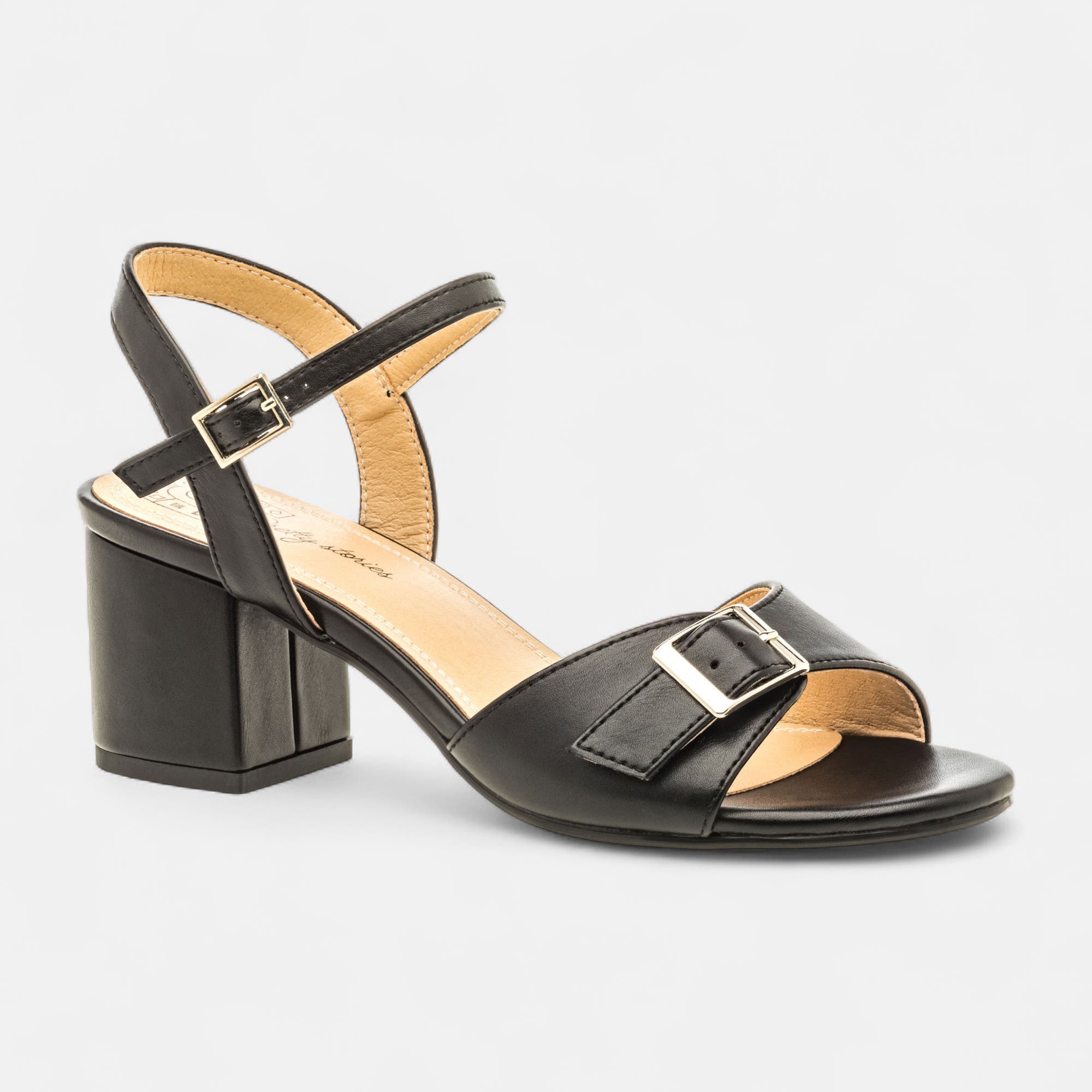 Nu-pieds à talon Femme noir