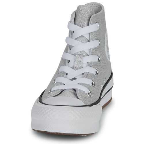 Converse - CHUCK TAYLOR ALL STAR EVA LIFT PLATFORM PRISM GLITTER - Argenté