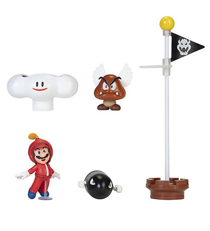 Super Mario Leges?t - Diorama Set - Cloud - 5 Dele