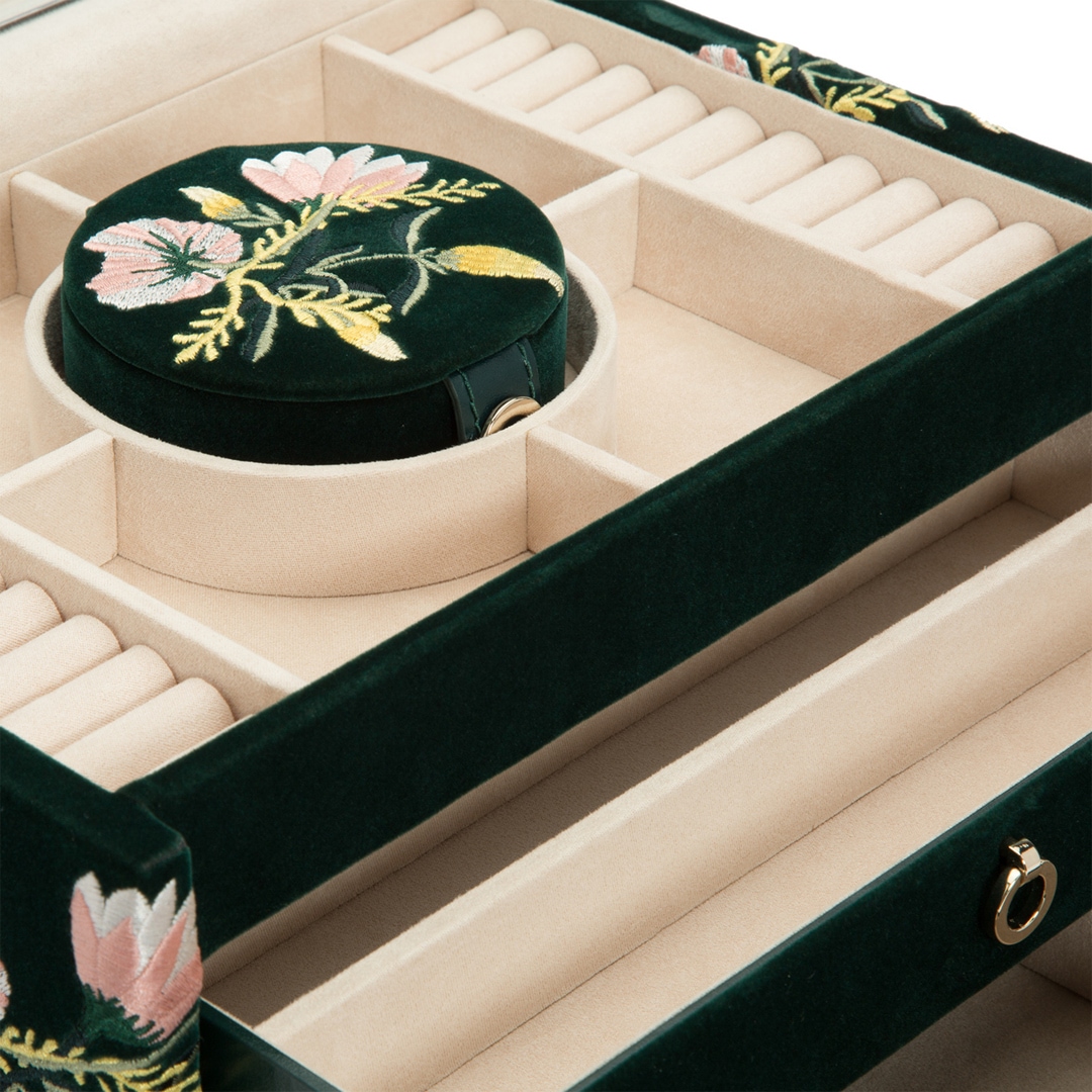 Wolf 1834 Zoe Schmuckbox Medium Grün