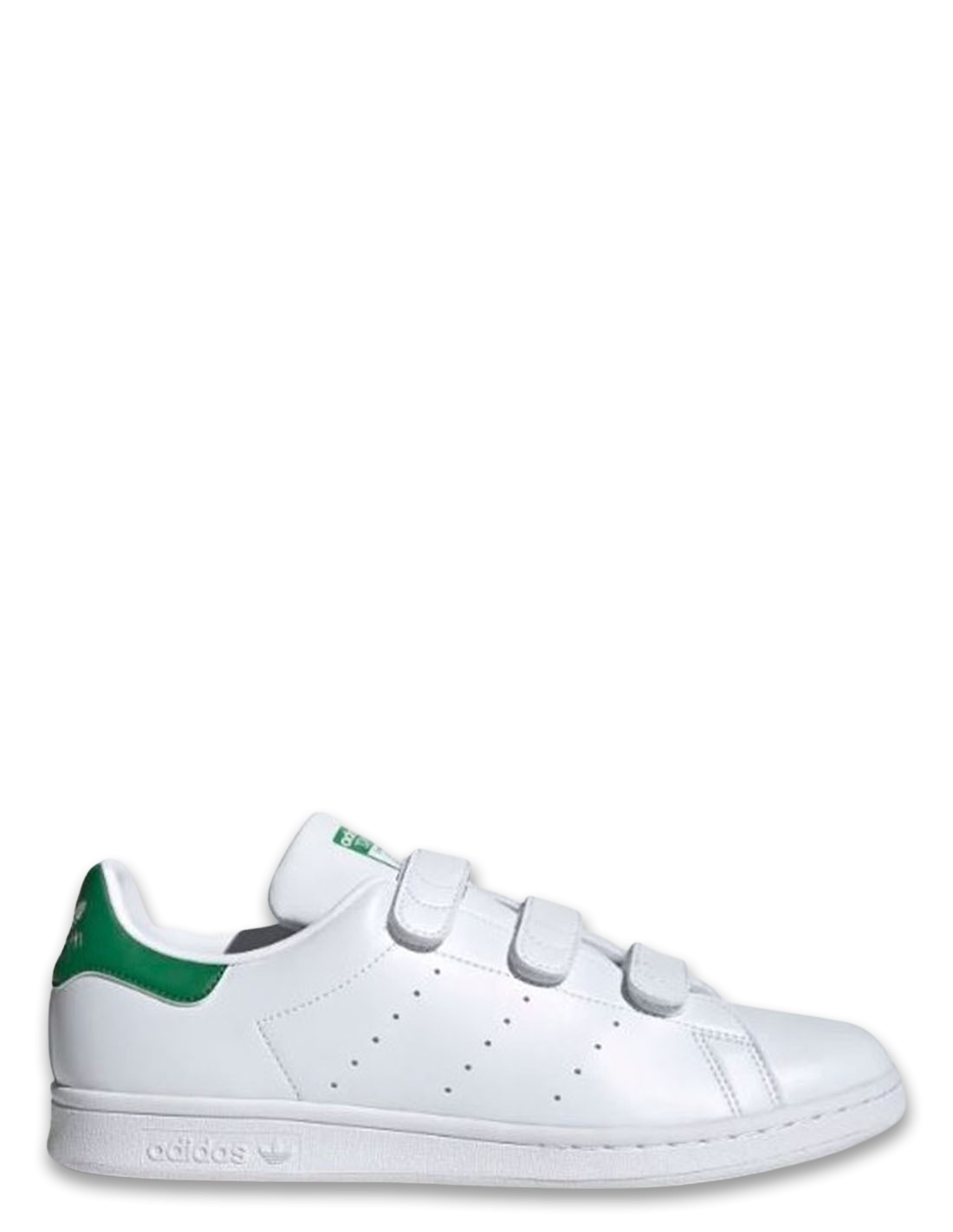 adidas Sneakers Mixte Stan Smith CF Vegan Blanc/Vert