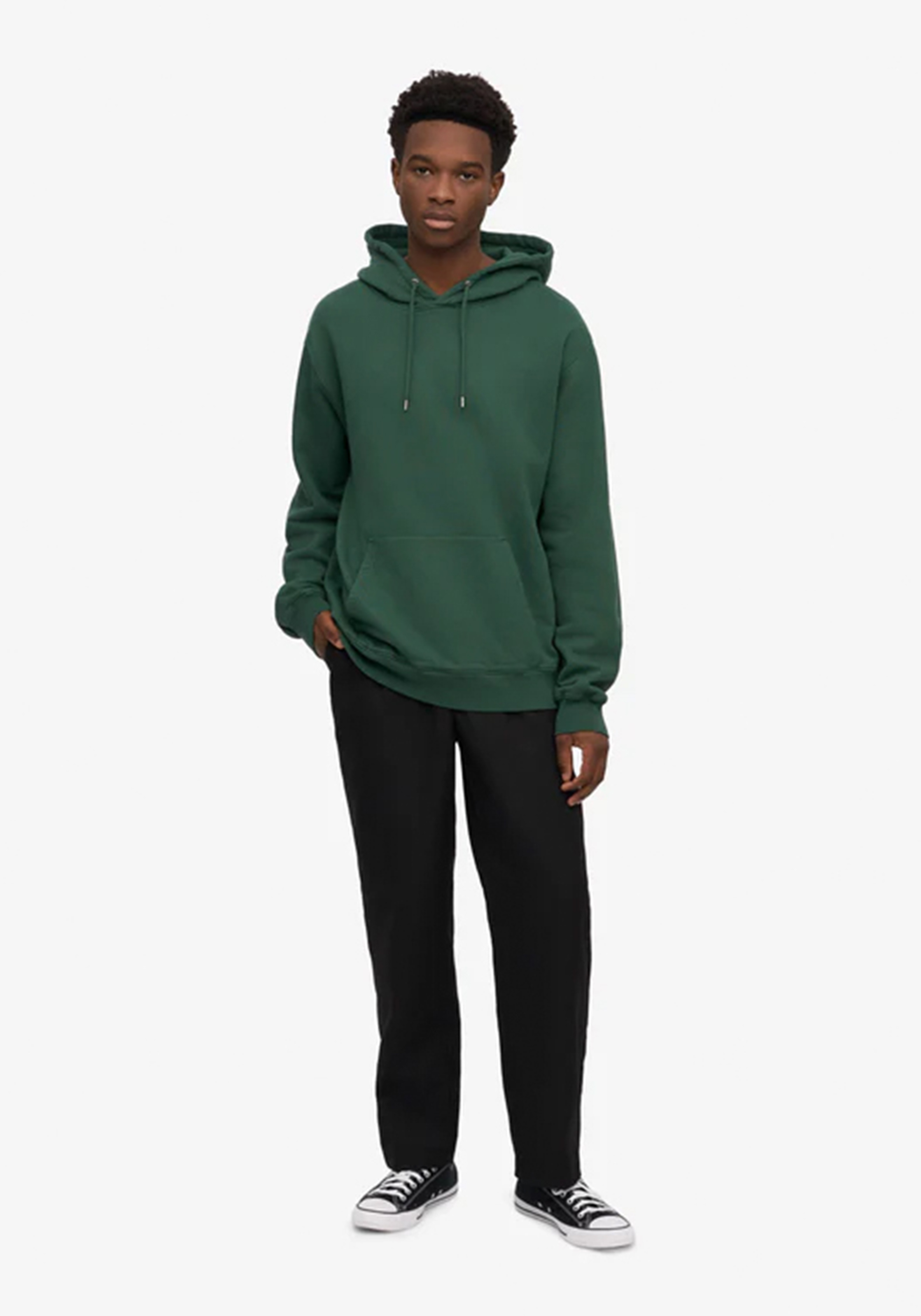 Colorful Standard Hoodie Emerald Green