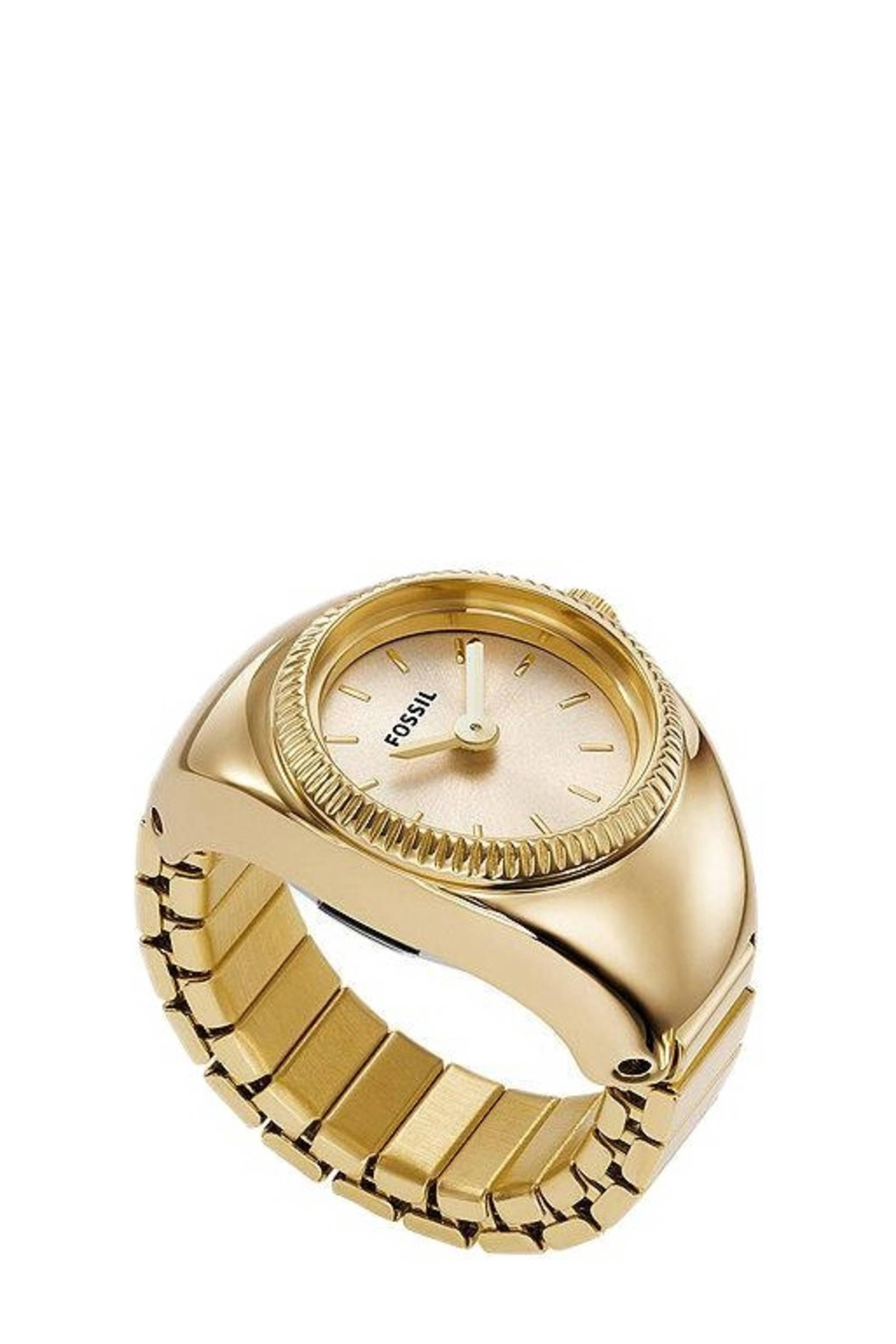 Fossil horloge ES5246 Watch Ring goudkleurig