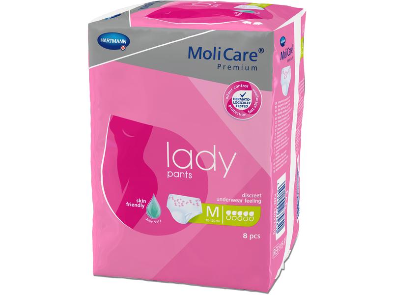 MoliCare Inkontinenz Pants Lady 5 8 Stück Lady Pants Einweghose für Frauen mit mittlerer Blasenschwäche